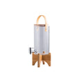 Glass Cold Water Pitcher with Faucet Large Capacity D9002