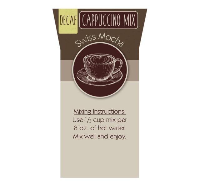 Decaf Swiss Mocha Cappuccino Mix 14 Ounce Bag N54507