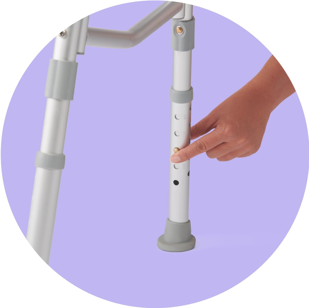 Adjustable Transfer Bench with Slip-resistant Feet S27772
