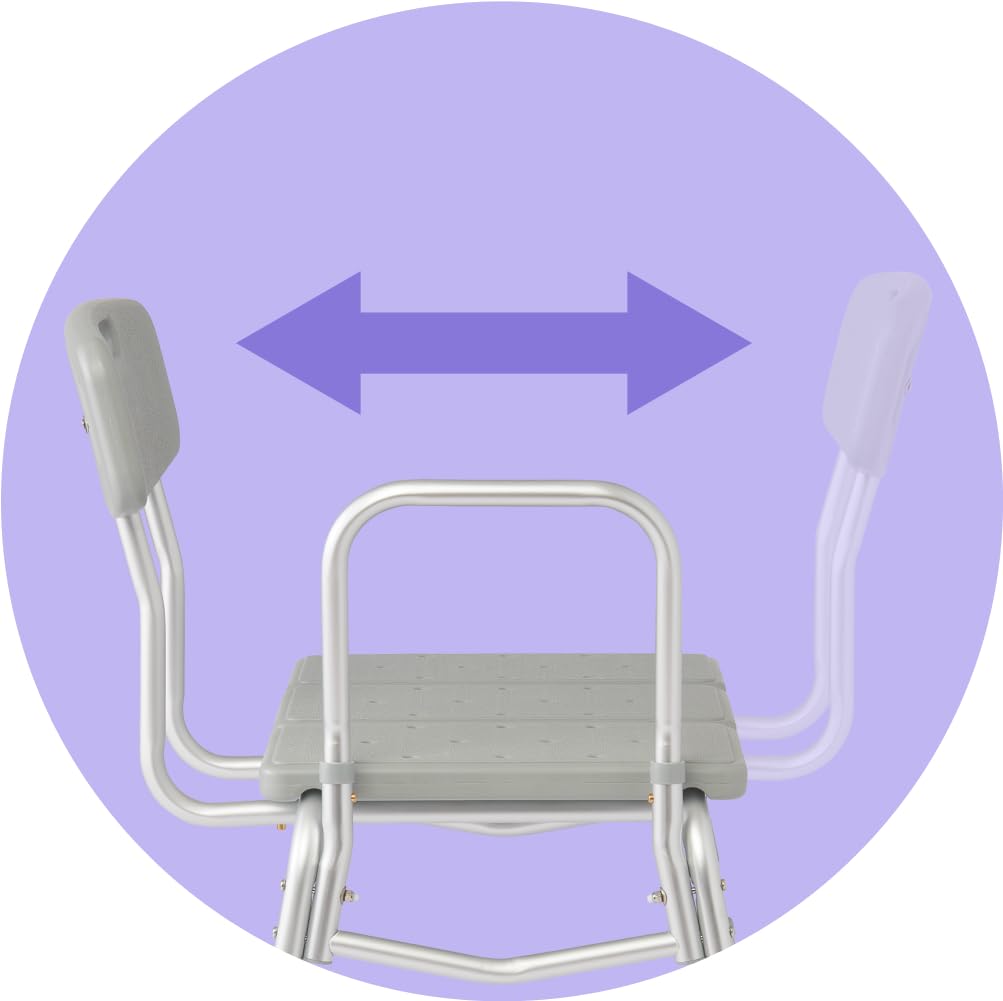 Adjustable Transfer Bench with Slip-resistant Feet S27772