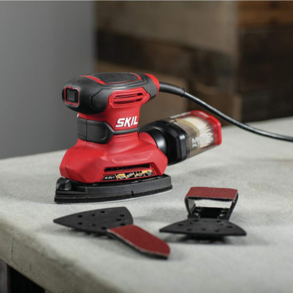 Corded Multi-Function Detail Sander with 12pc Sanding Sheet X20189