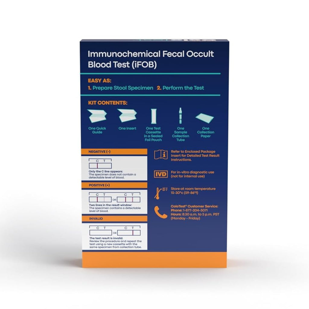 Home Fecal Occult Blood Test Kit, 1 Ct F7229