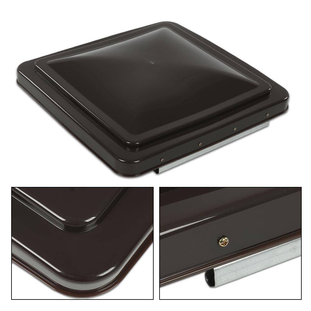14" x 14" RV Roof Vent Cover Replacement Lid Smoke 2 PCS G81764