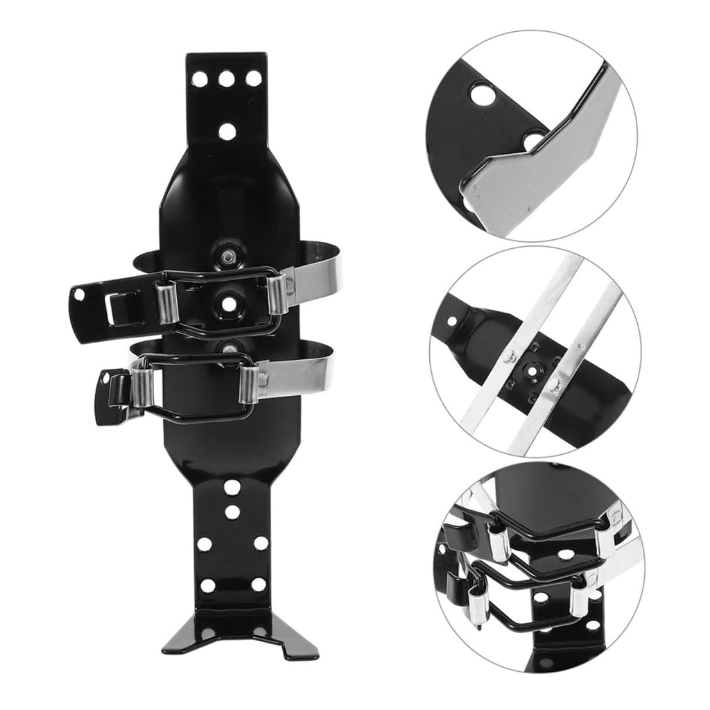 2 Pcs Fire Extinguisher Mounting Kit Wall Bracket Holder C8109
