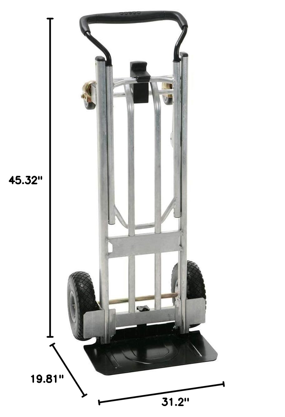 3 in 1 Aluminium Hand Truck with Flat-Free Wheels X405069