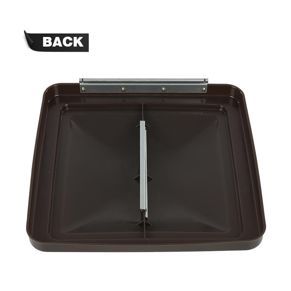14" x 14" RV Roof Vent Cover Replacement Lid Smoke 2 PCS G81764