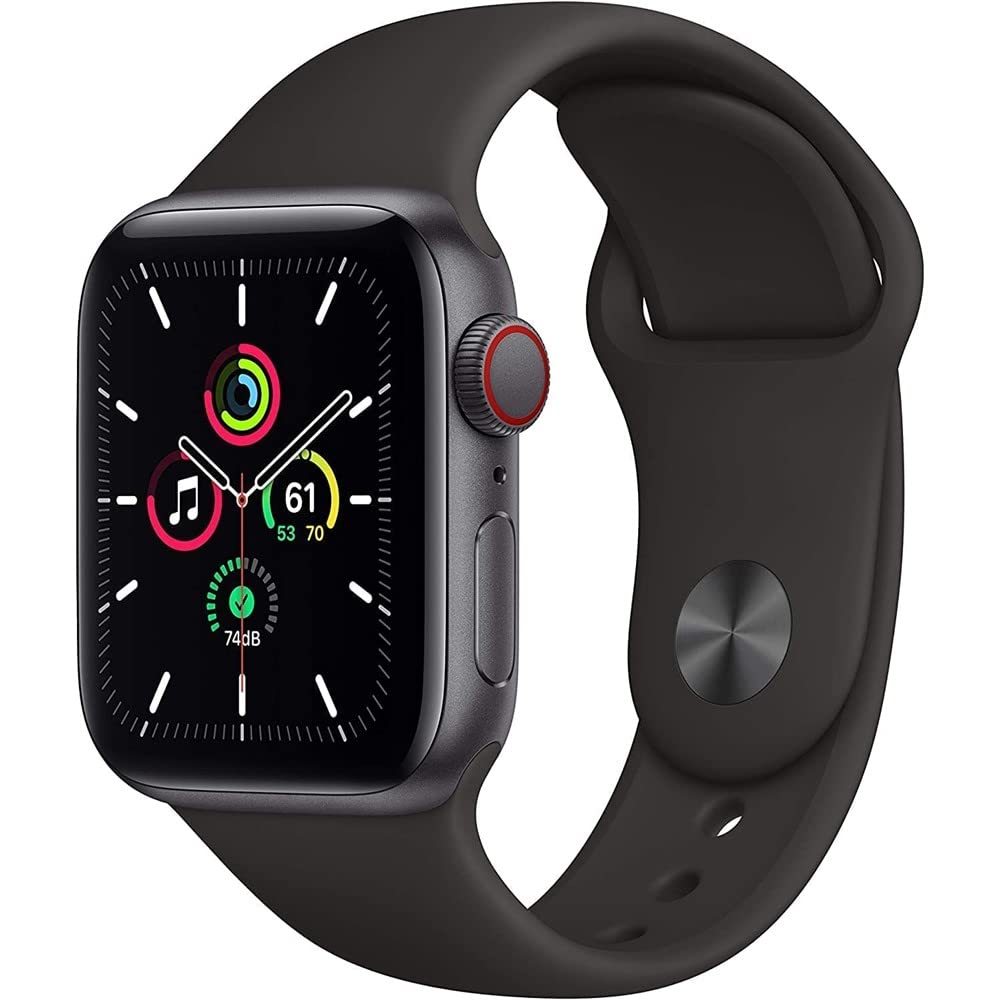 Space Gray Aluminum Case with Black Sport Band Smartwatch V35583
