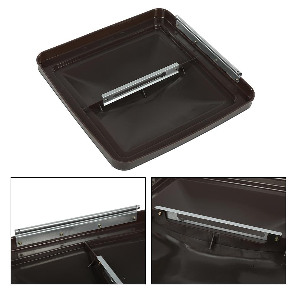 14" x 14" RV Roof Vent Cover Replacement Lid Smoke 2 PCS G81764