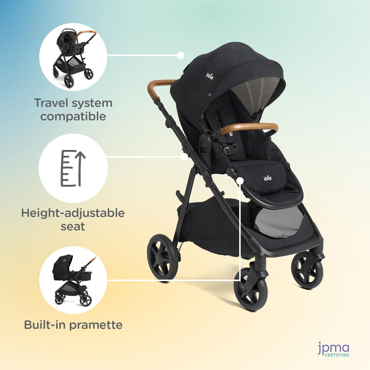 4-in-1 Convertible Pramette Stroller M481