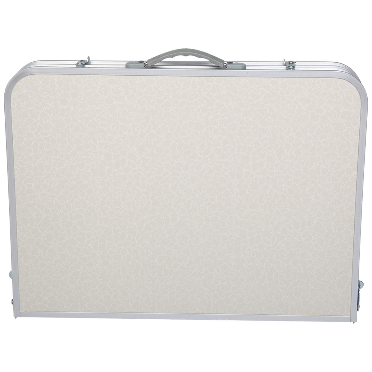 Folding Portable Camping Table 3 FT Aluminum White P27661