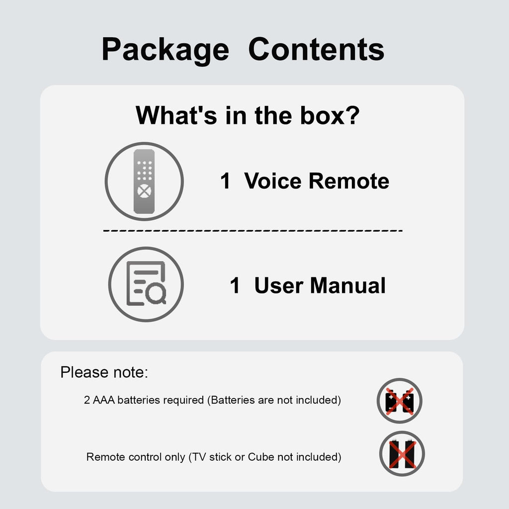 Replacement TV Remote X8090