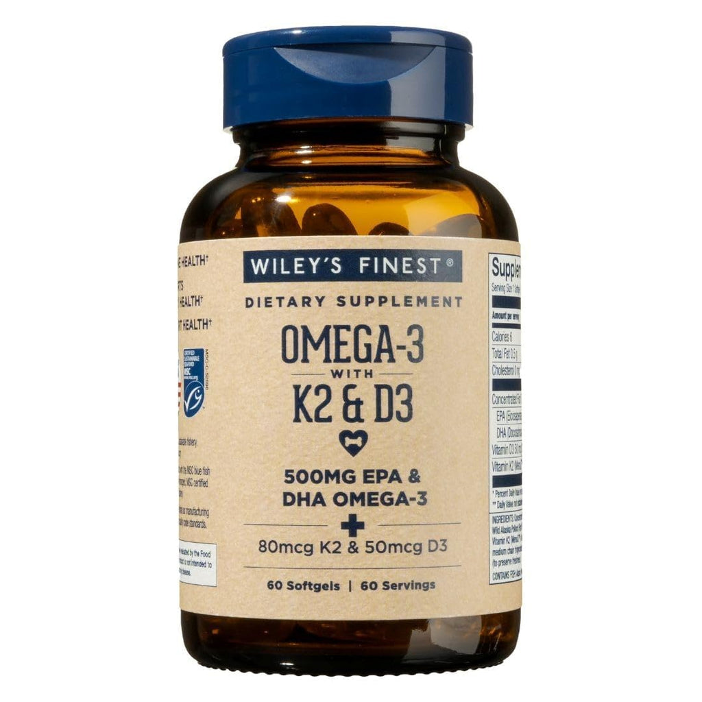 Omega-3 with Vitamin K2 and D3, 60 Count T4157
