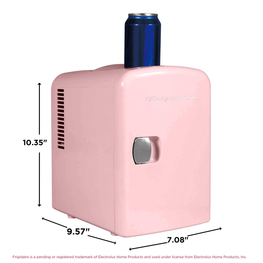 Mini Portable Compact Personal Fridge, 4 Liter Capacity, Pink D91241