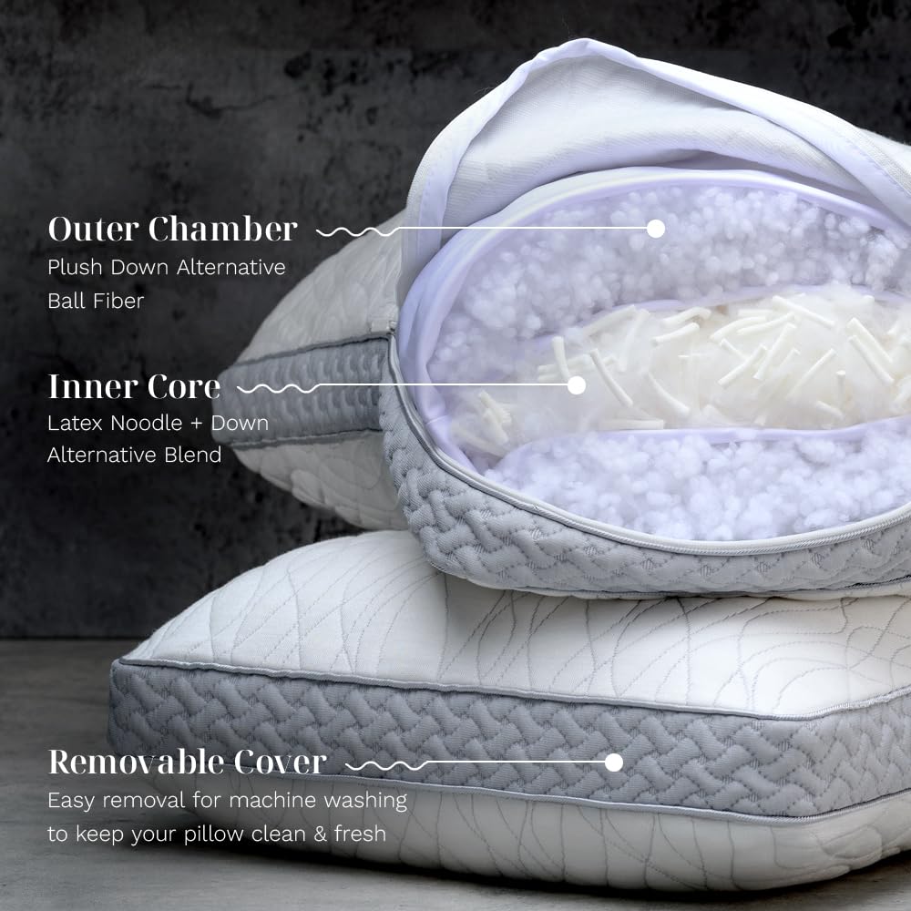 King Dual Chamber Pillow 2-Pack B98121