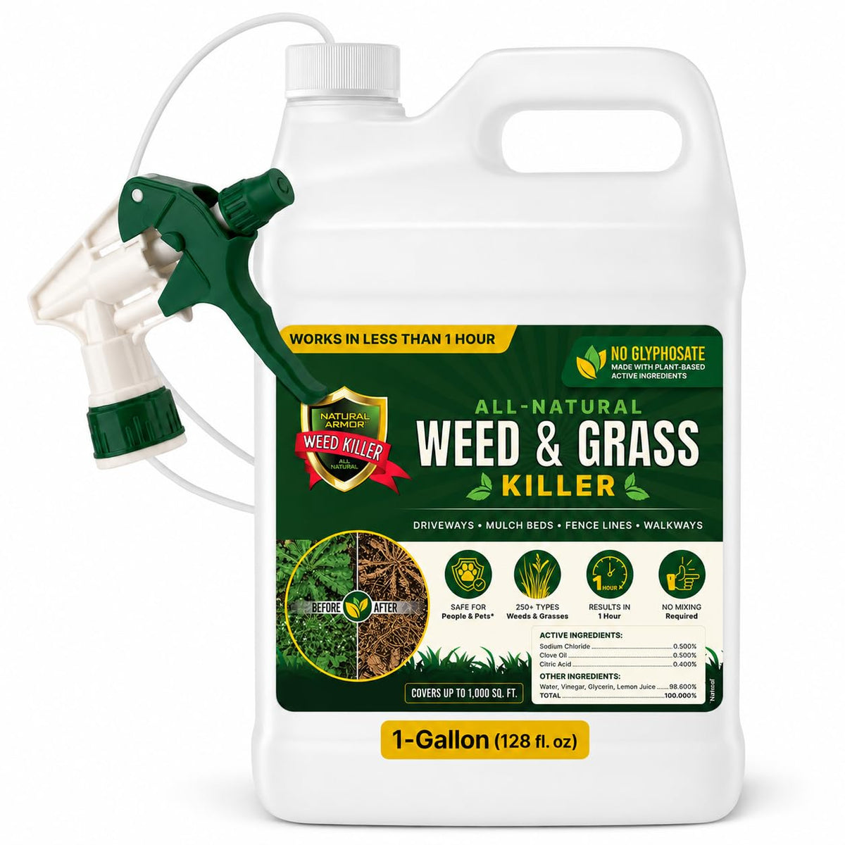 Weed & Grass Killer 1 Gallon with Sprayer F5925