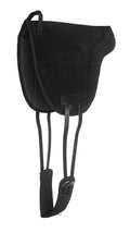 Neoprene Suede Leather Bareback Saddle Pad Black X420770