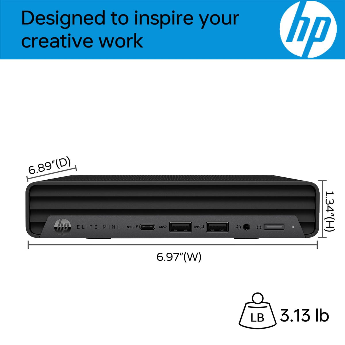 Mini PC Desktop Computer, Intel Core i5-14500, 16GB DDR5 RAM, 512GB SSD, Keyboard & Mouse Included, Windows 11 Pro B36182