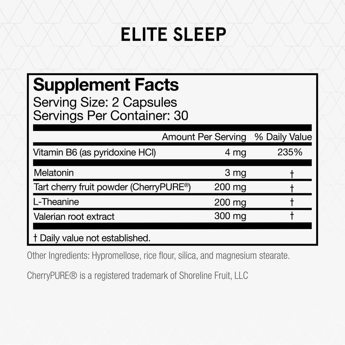 Melatonin L-Theanine Valerian Root Capsules R1081