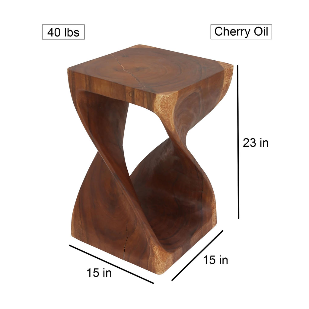 Cherry Side Table 15x15x23 in J832