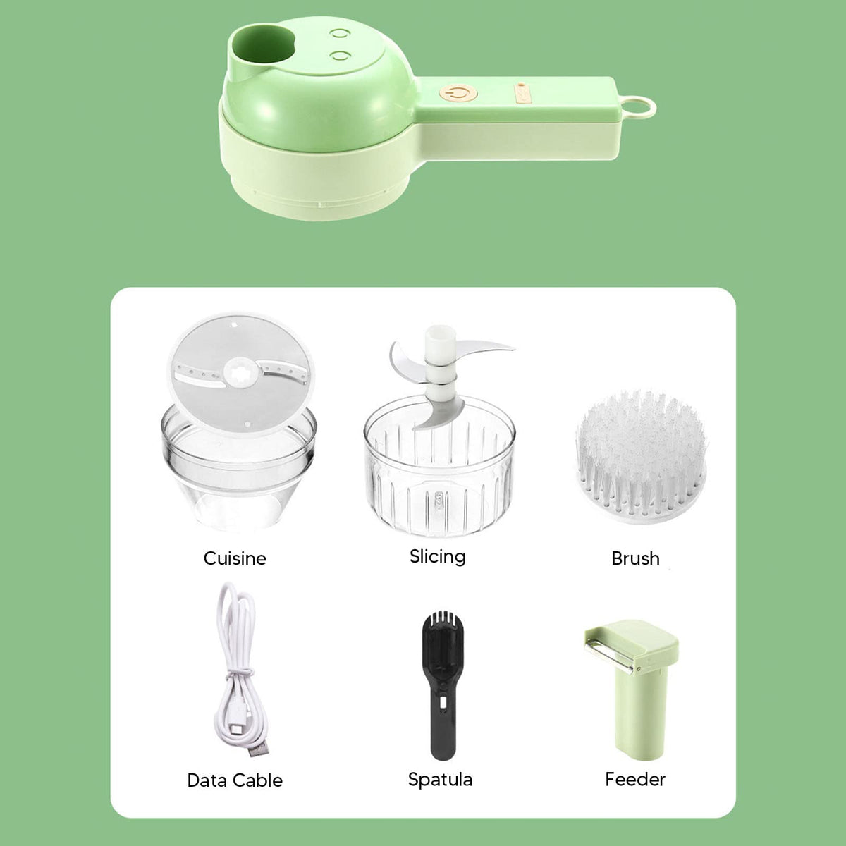 4 in 1 Electric Mini Vegetable Cutter H1386