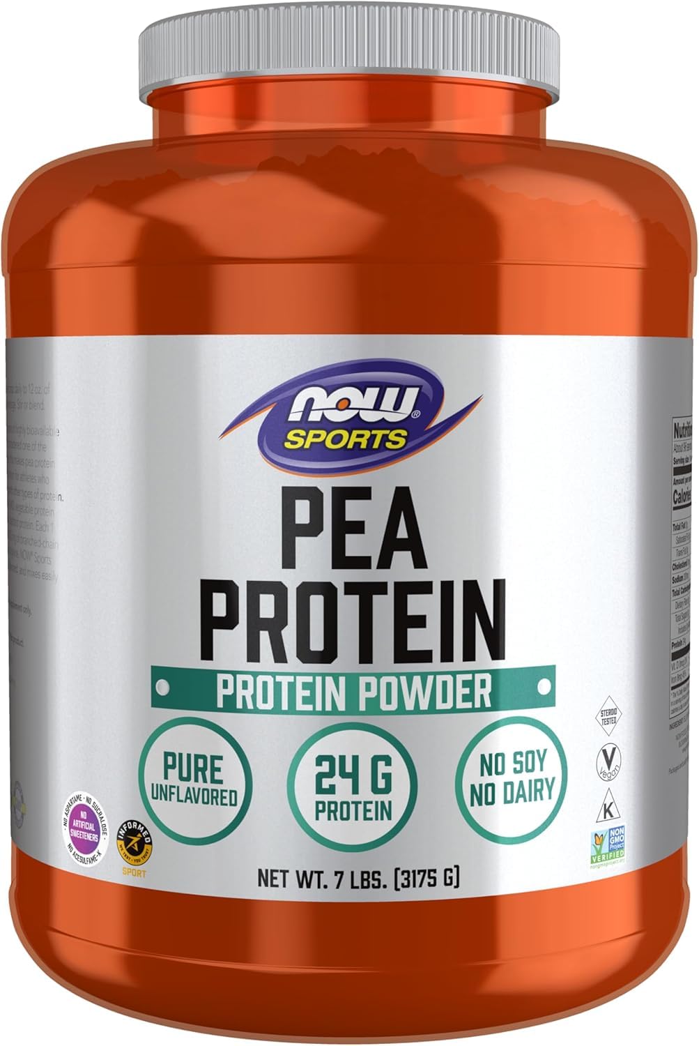 Pea Protein Natural Unflavored Powder 7-Pound L2271