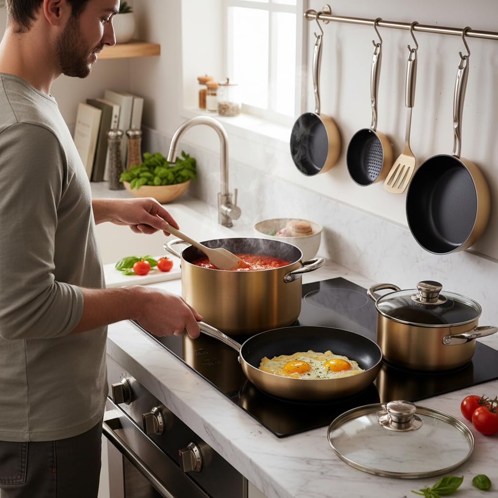 14-Piece Non Stick Cookware Set W923
