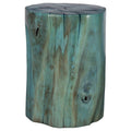 Blue/Green Accent Stool E7274