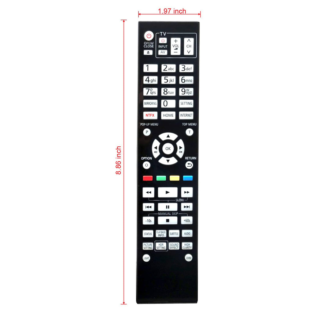 Replace Remote Control for 4K Blu-ray Player T61080