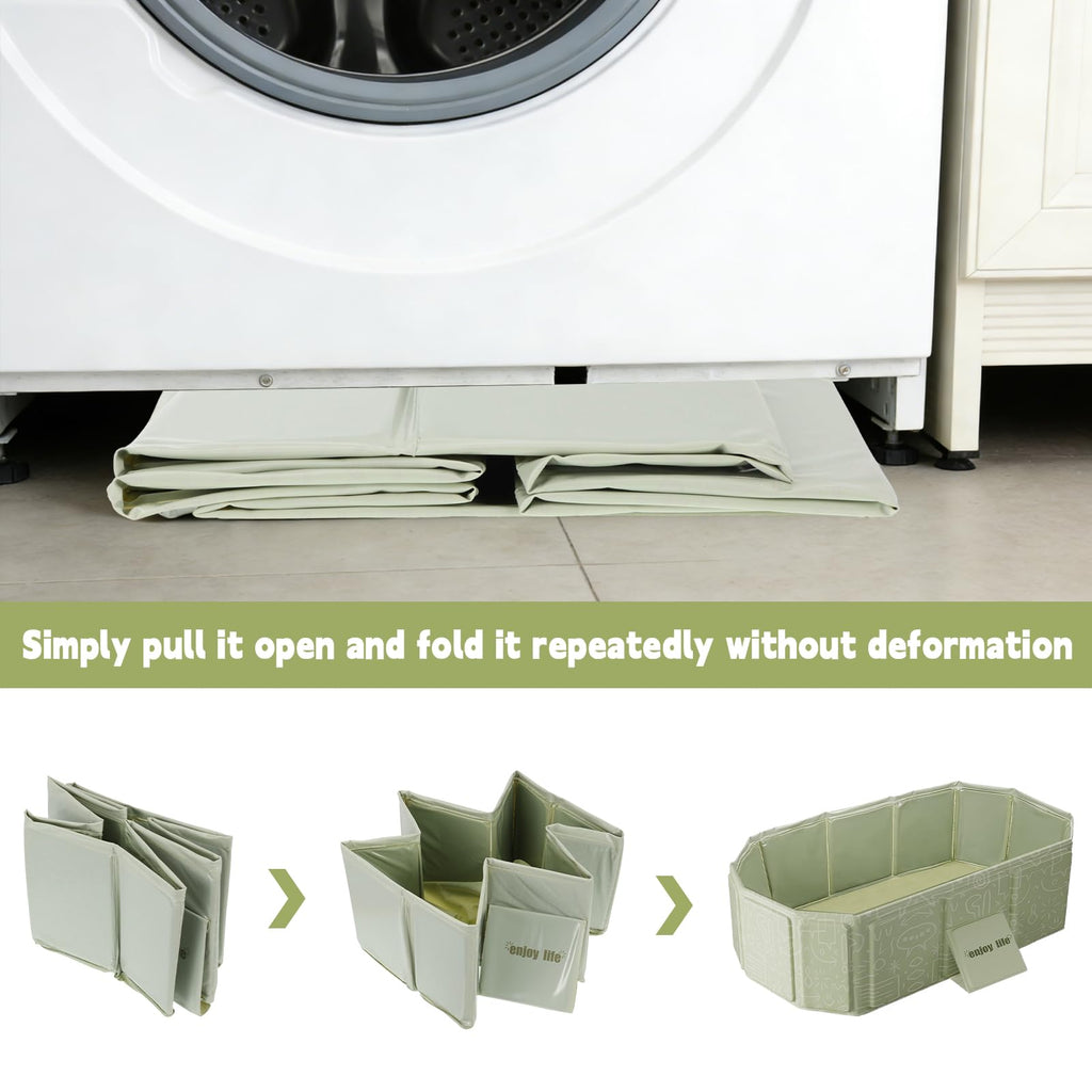 Foldable Pet Bath Pool 29.5×17.7 Inches Green A9202