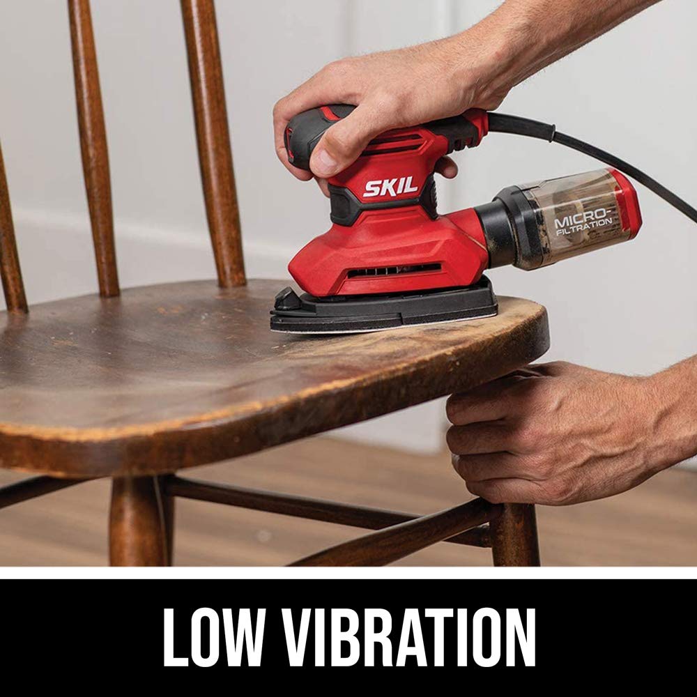 Corded Multi-Function Detail Sander with 12pc Sanding Sheet X20189