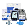 Blood Glucose Monitor Kit with 50 Test Strips and 50 Lancets T493