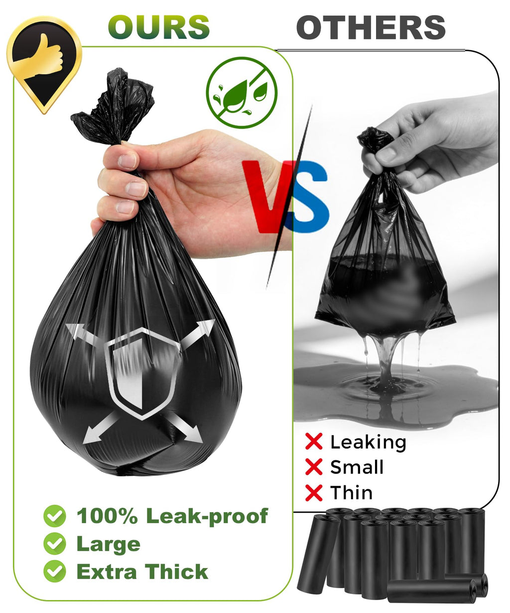 200 Pack Dog Poop Bags Rolls with Dispenser Q35821