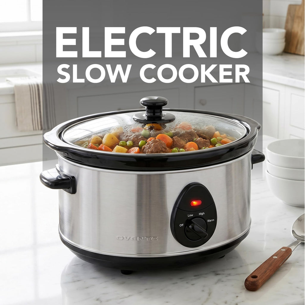 3.7 Qt Electric Slow Cooker F21162