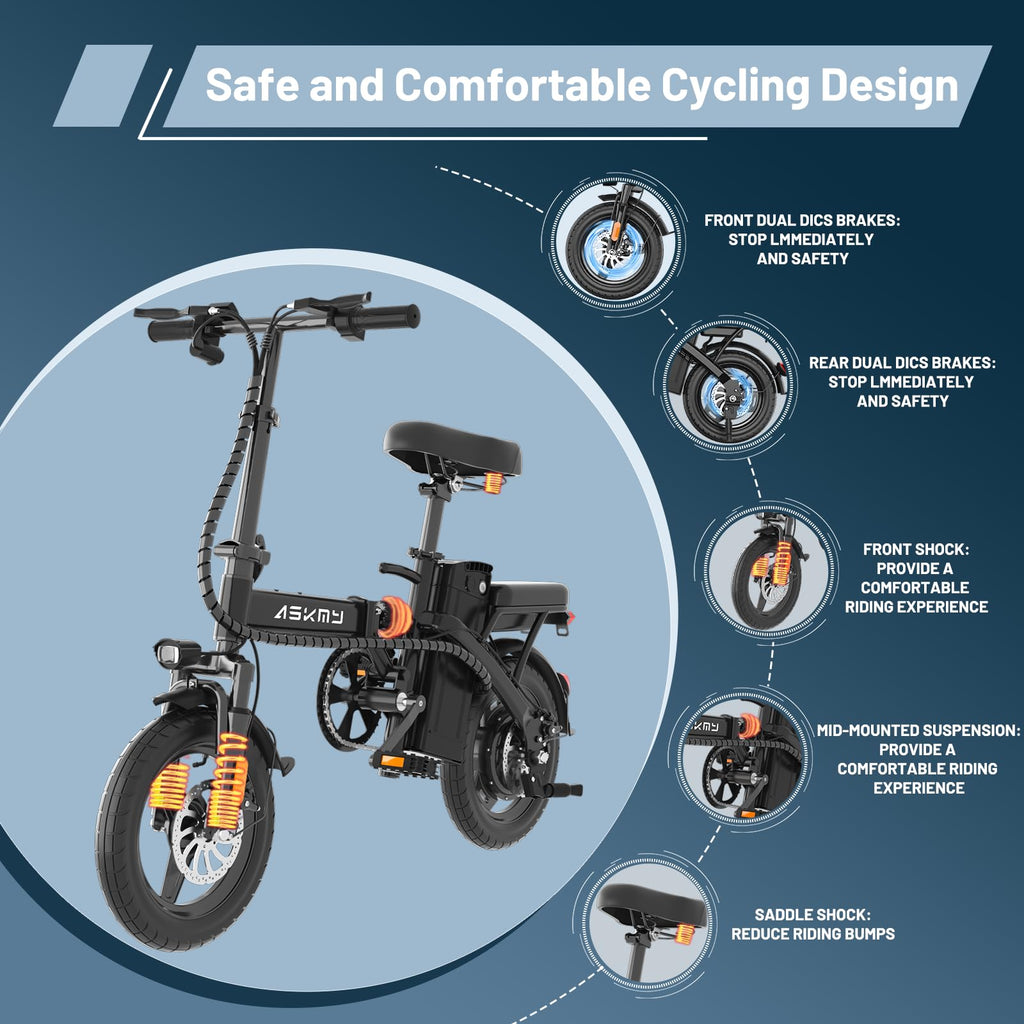 Folding Electric Bike 14" D683