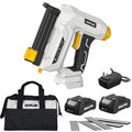 2-in-1 Cordless Brad Nailer Staple Gun with 2 batteries & Charger J904