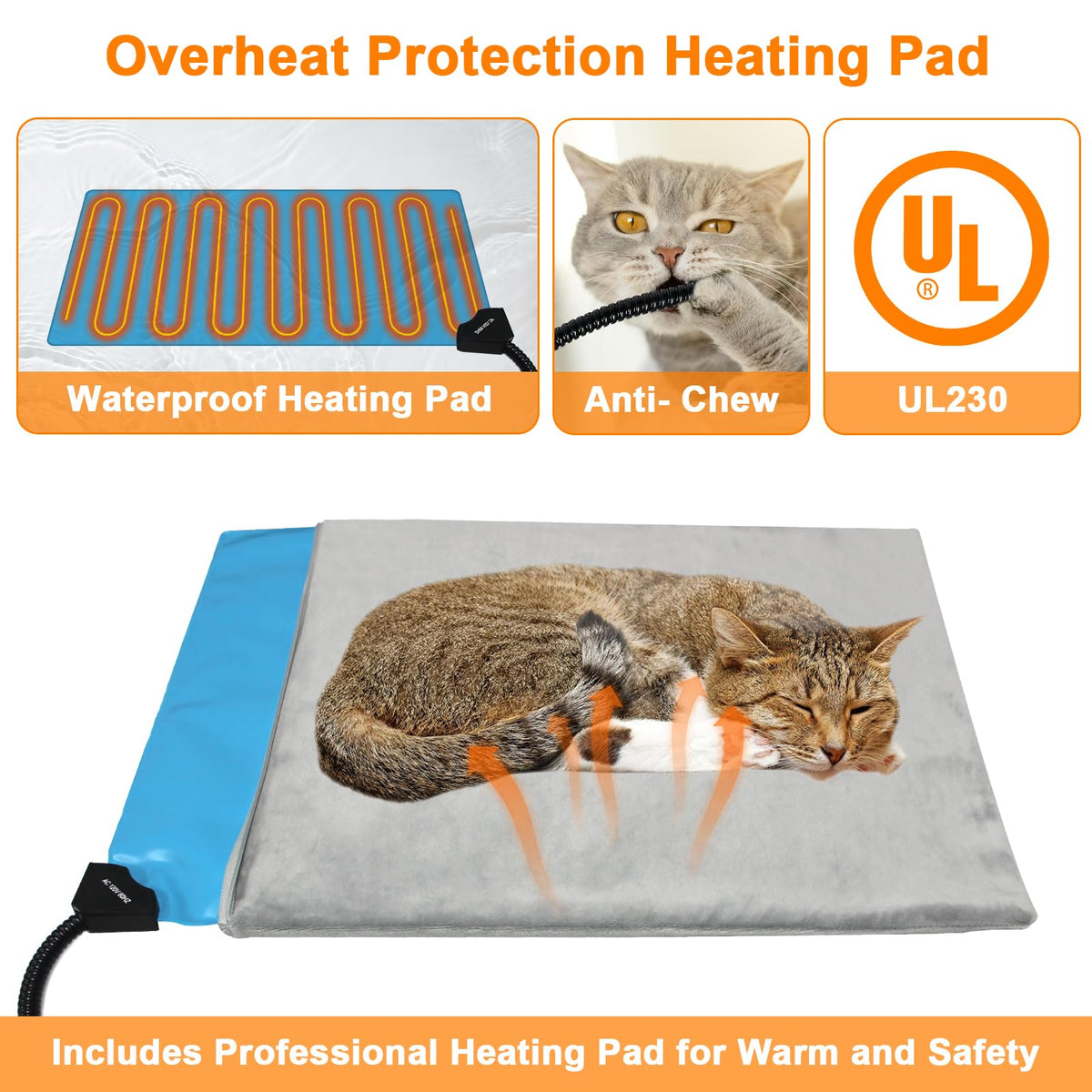 Heated Insulated Elevated Cat House X2756