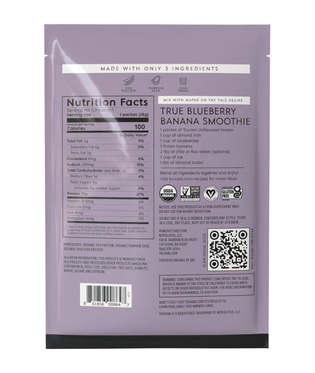 Organic Plant Based Protein Powder Y5861