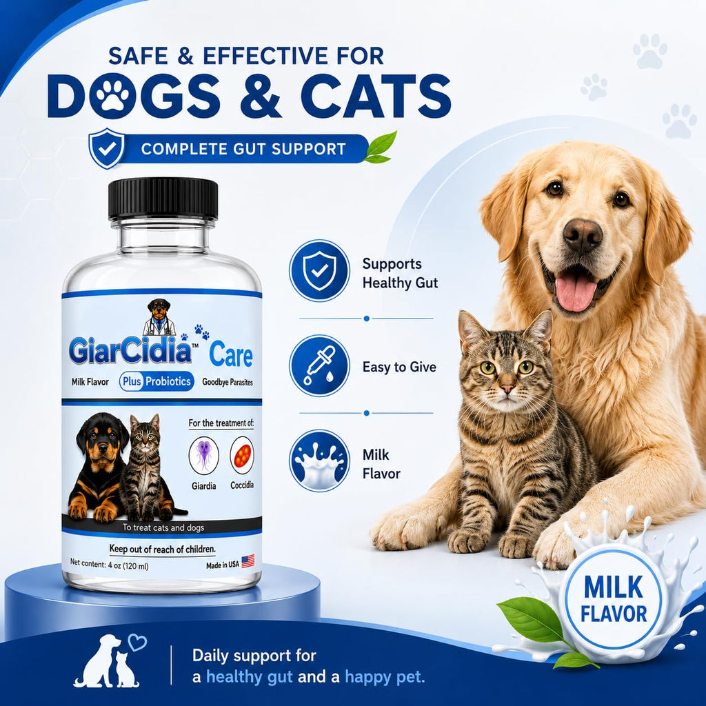 Milk Flavor Dewormer for Cats & Dogs 120ml with Dropper K740