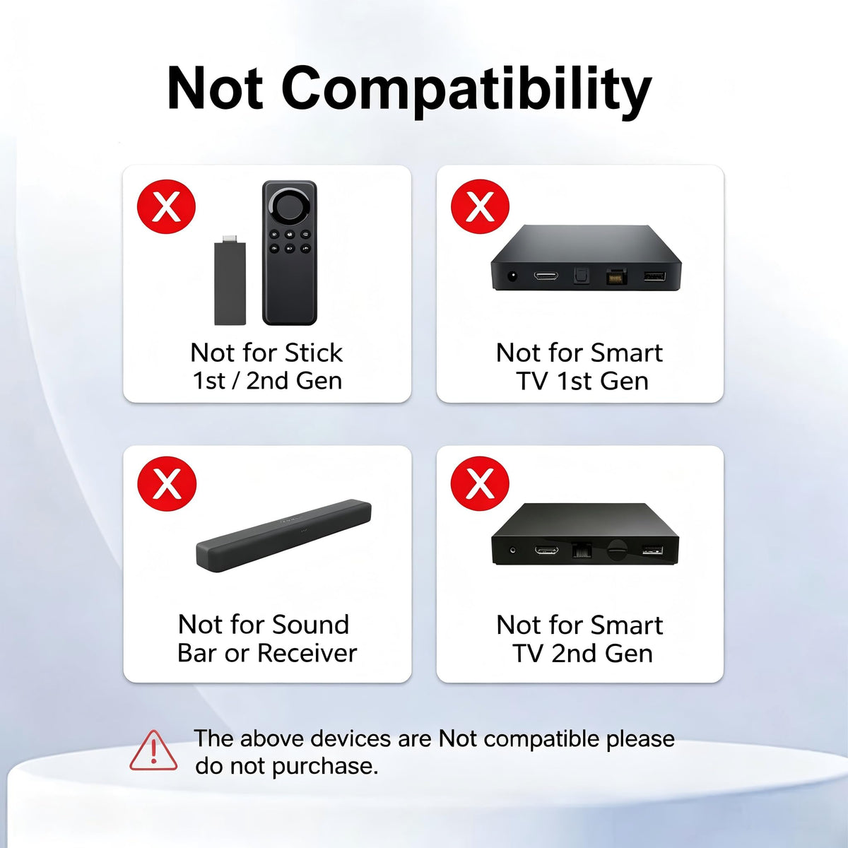Replacement TV Remote X8090