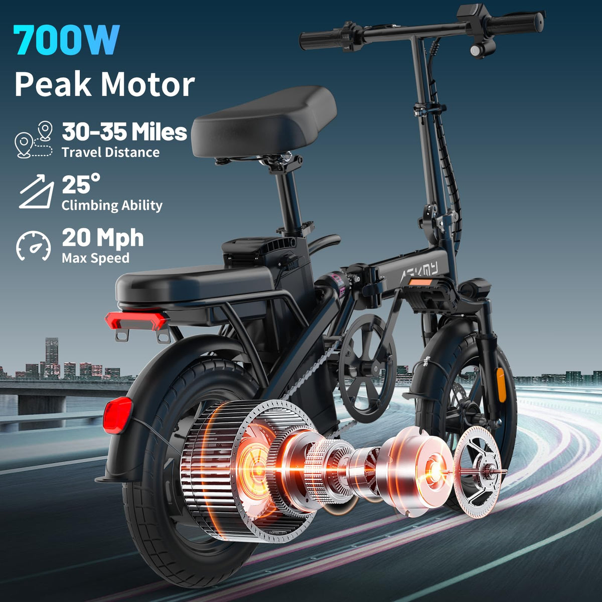 Folding Electric Bike 14" D683