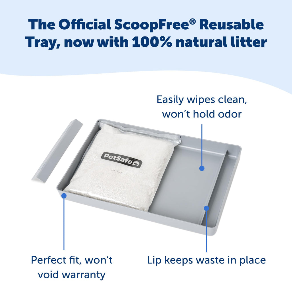 Natural Litter Reusable Tray with 4.2 lb Bag W3400