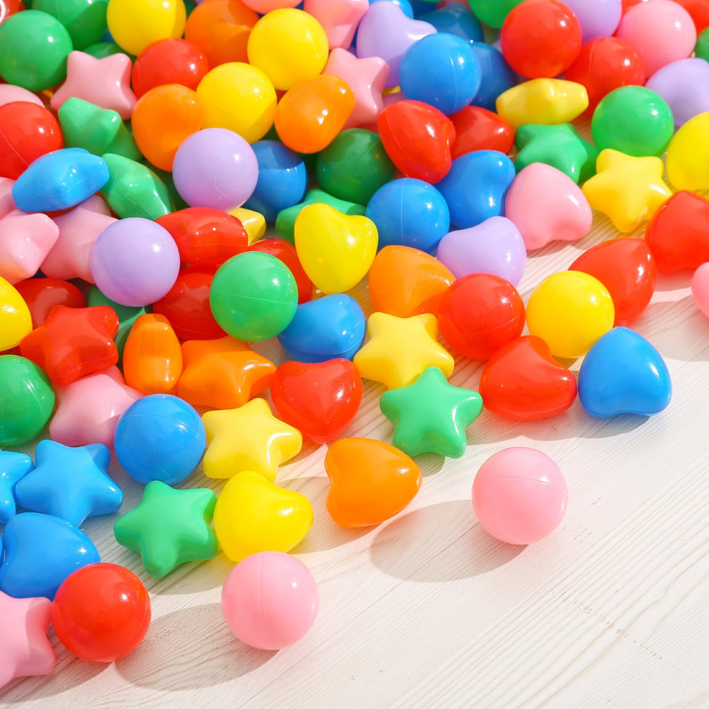 100 200 500 Plastic Balls for Toddlers Phthalate Free BPA Free Non-Toxic Crush Proof Y44191