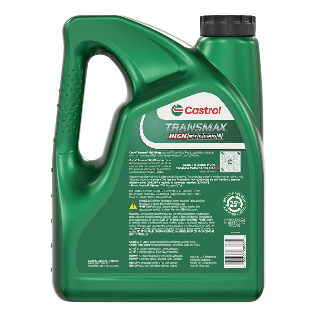 High Mileage Automatic Transmission Fluid 1 Gallon E4585