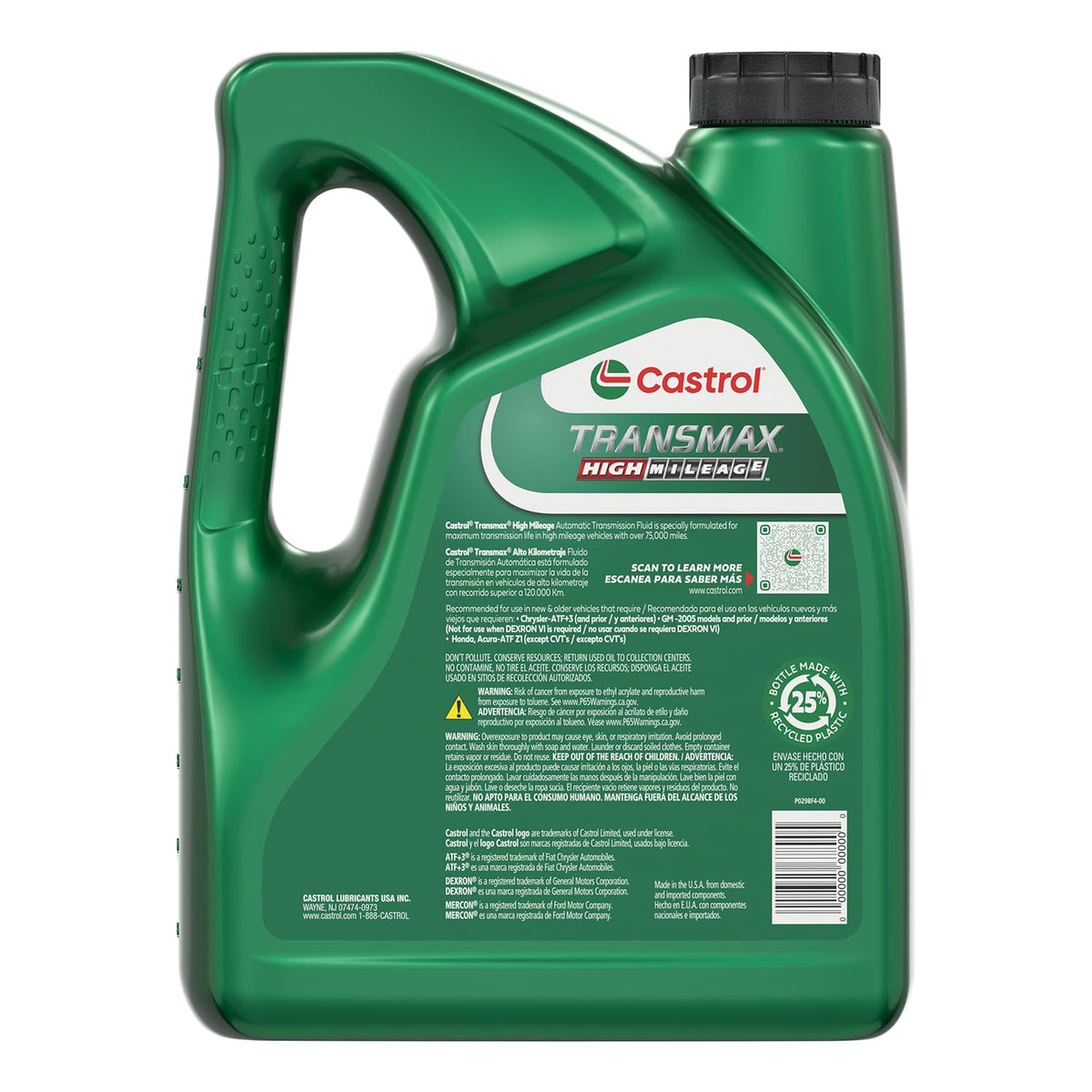 High Mileage Automatic Transmission Fluid 1 Gallon E4585