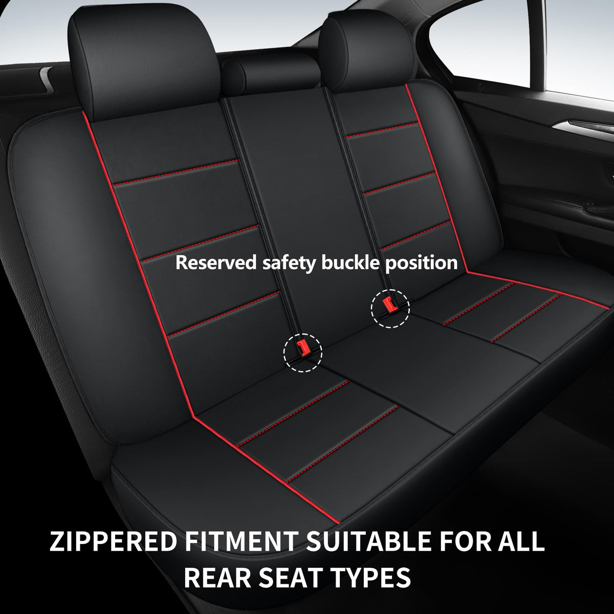 Waterproof Faux Leather Car Seat Cover L8153