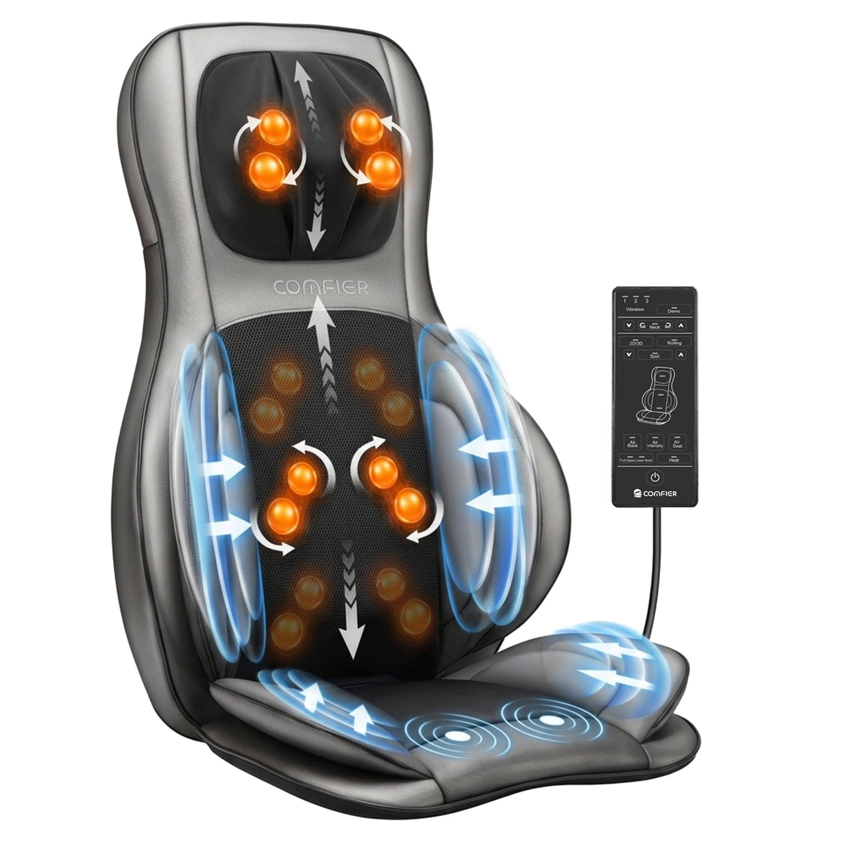 Shiatsu Neck & Back Massager with Heat A481