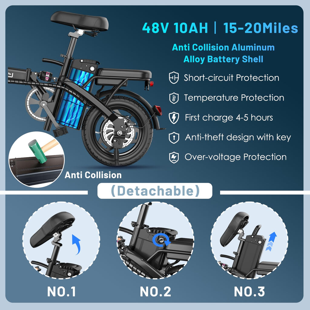 Folding Electric Bike 14" D683