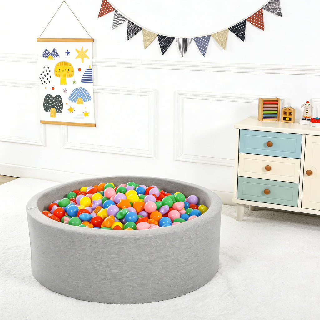 100 200 500 Plastic Balls for Toddlers Phthalate Free BPA Free Non-Toxic Crush Proof Y44191