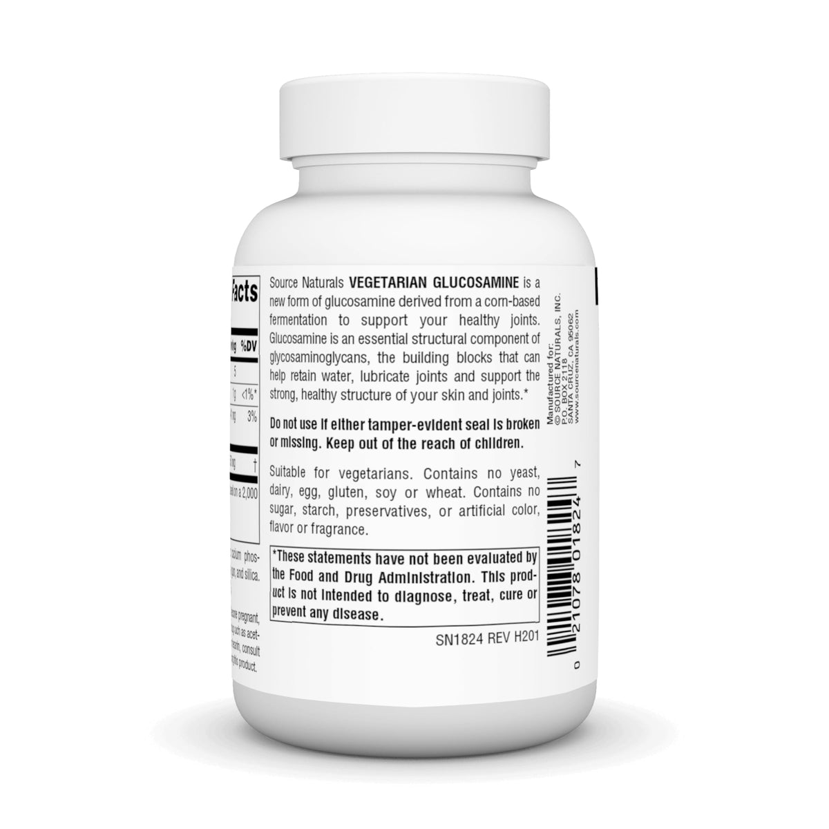 Vegetarian Glucosamine 750 mg 60 Tablets E94753