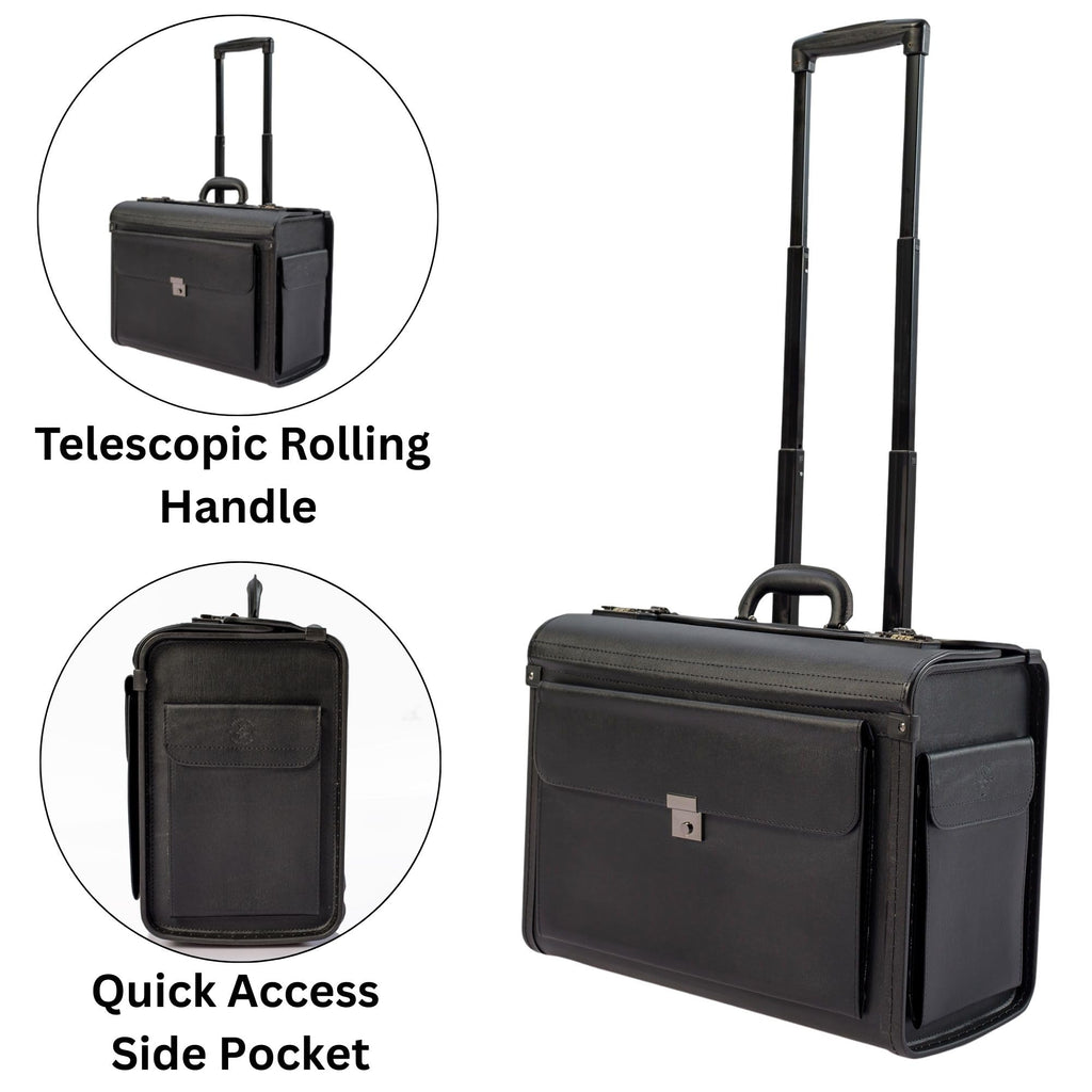 Wheeled Briefcase Rolling Case N5520